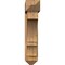 Ekena Millwork Balboa Arts and Crafts Rough Sawn Bracket w/ Offset Brace, Western Red Cedar, 8"W x 34"D x 38"H BKT0806X34X38BOA03RWR - alternate 3